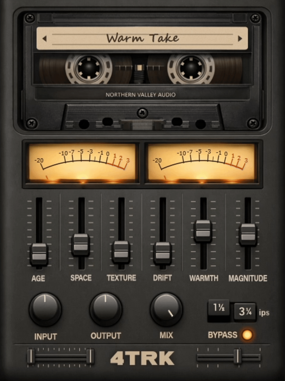 4TRK - Lo-Fi Tape Saturation Plugin
