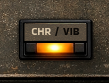 CHR-1 CHR / VIB toggle indicator showing chorus and vibrato modes