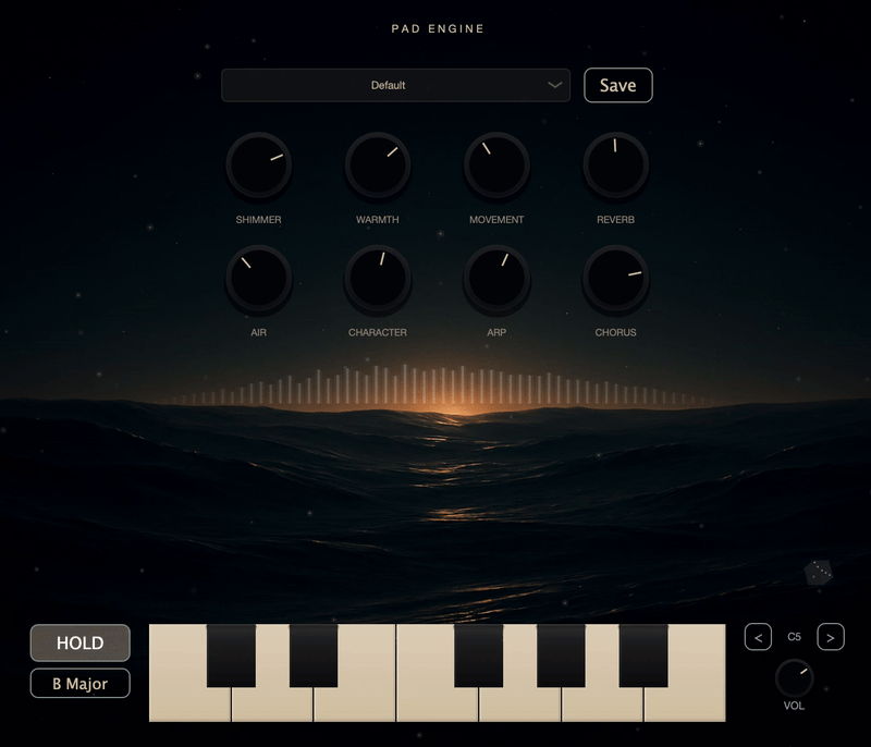 Pad Engine VST/AU Plugin - Ambient Pad Synthesizer