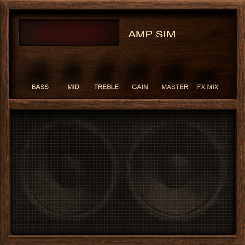 Roomtone Amp Sim plugin interface